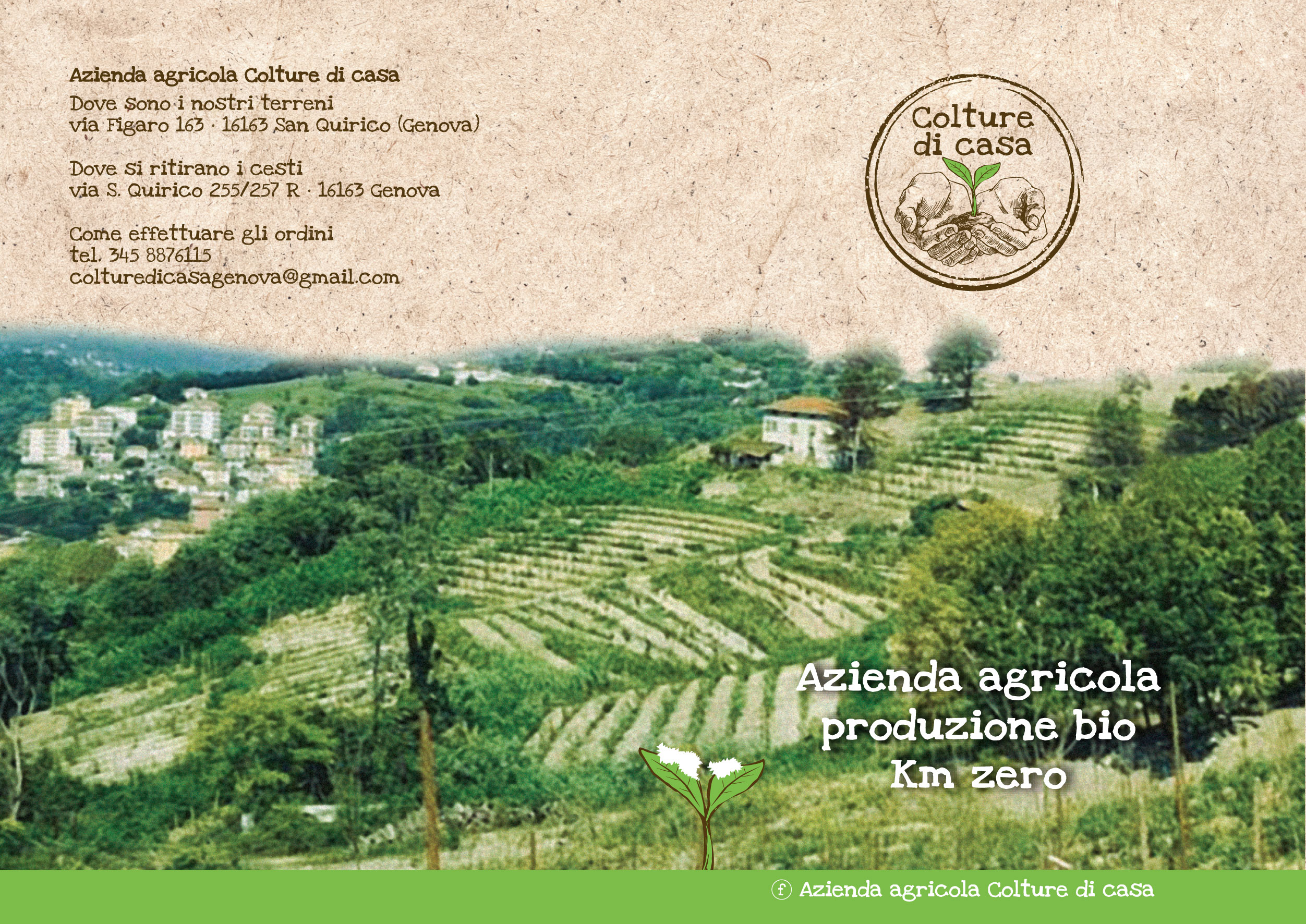 Azienda agricola Colture di Casa Pro Loco Valpocevera
